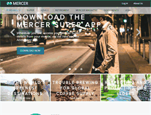 Tablet Screenshot of mercerfinancialservices.com